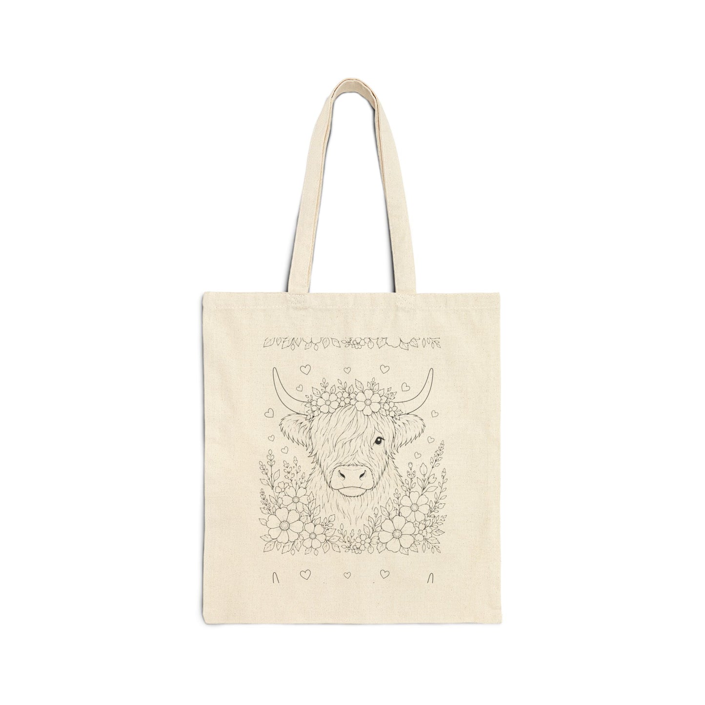 Highland Serenity – Colour Your Own Tote Bag