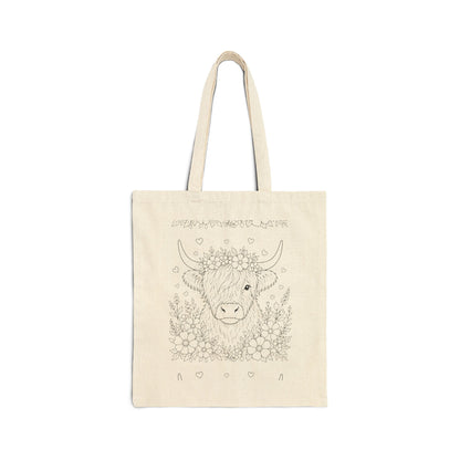 Highland Serenity – Colour Your Own Tote Bag