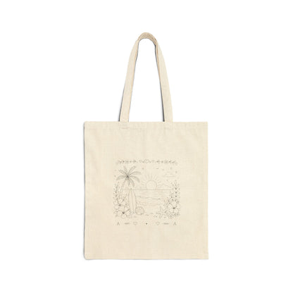 Coastal Escape – Colour Your Own Tote Bag
