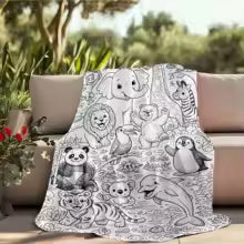 Colour & Cuddle™ Safari Adventure Blanket